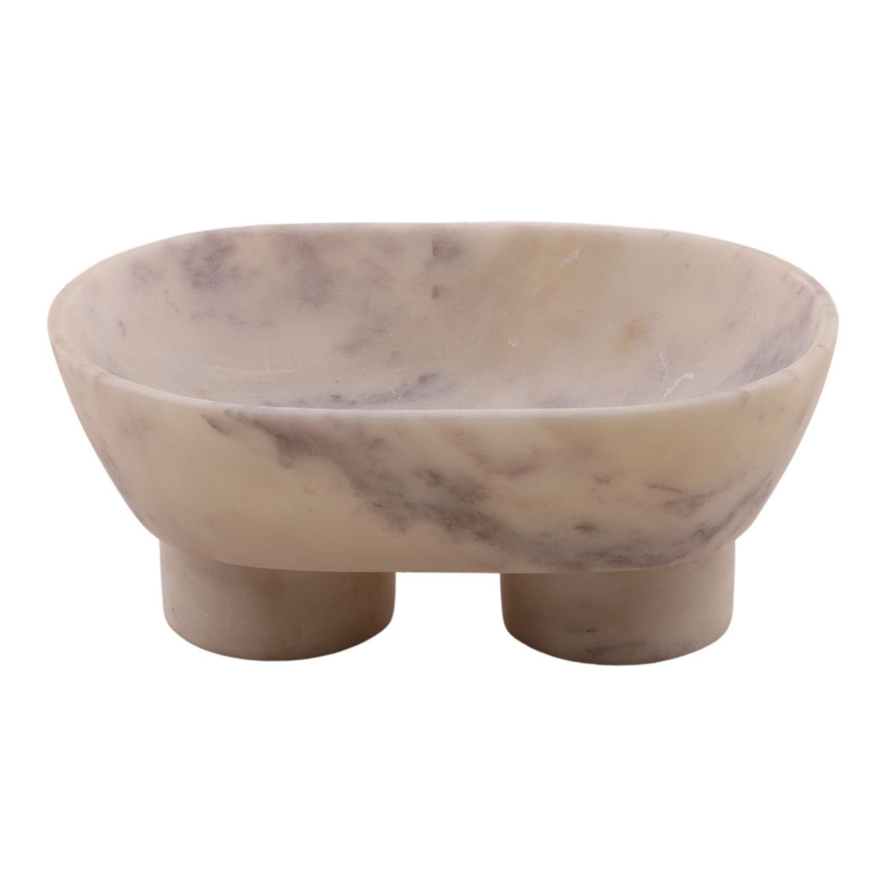 White Marble Bowl 10 in Wide