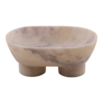 White Marble Bowl 10 in Wide