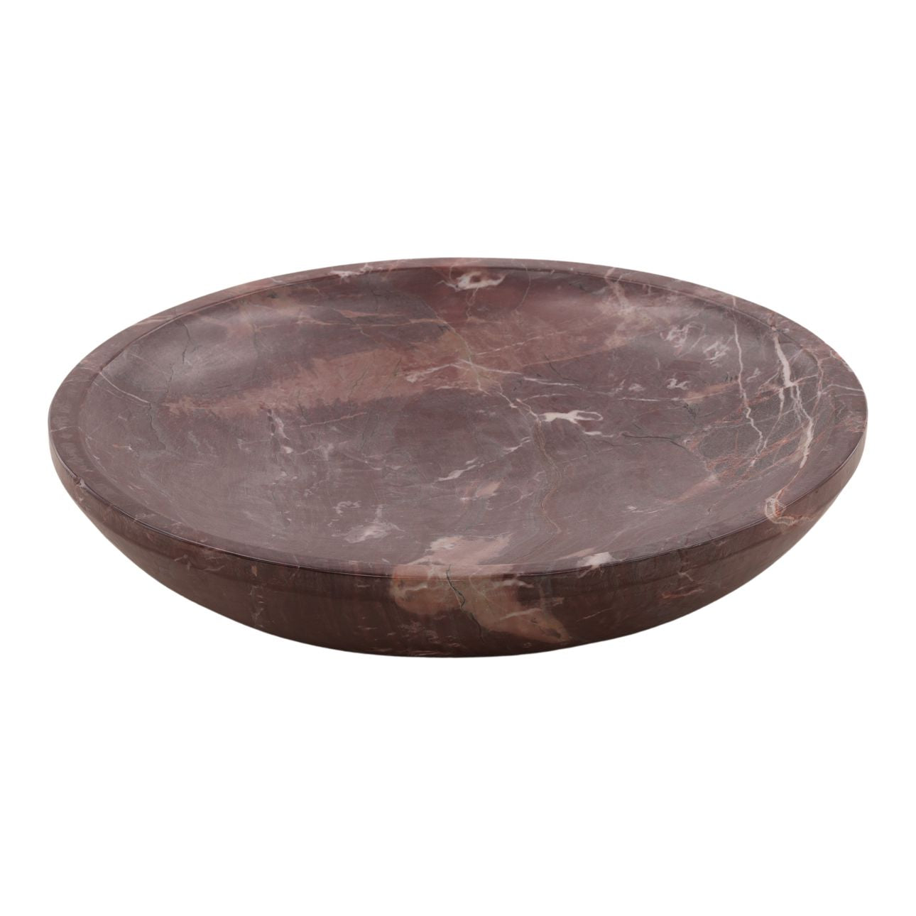 Rust Marble Bowl 16 in Wide