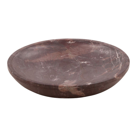 Rust Marble Bowl 16 in Wide