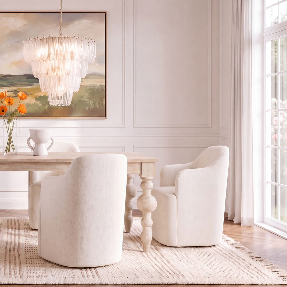 Crafted Mango Wood Dining Table