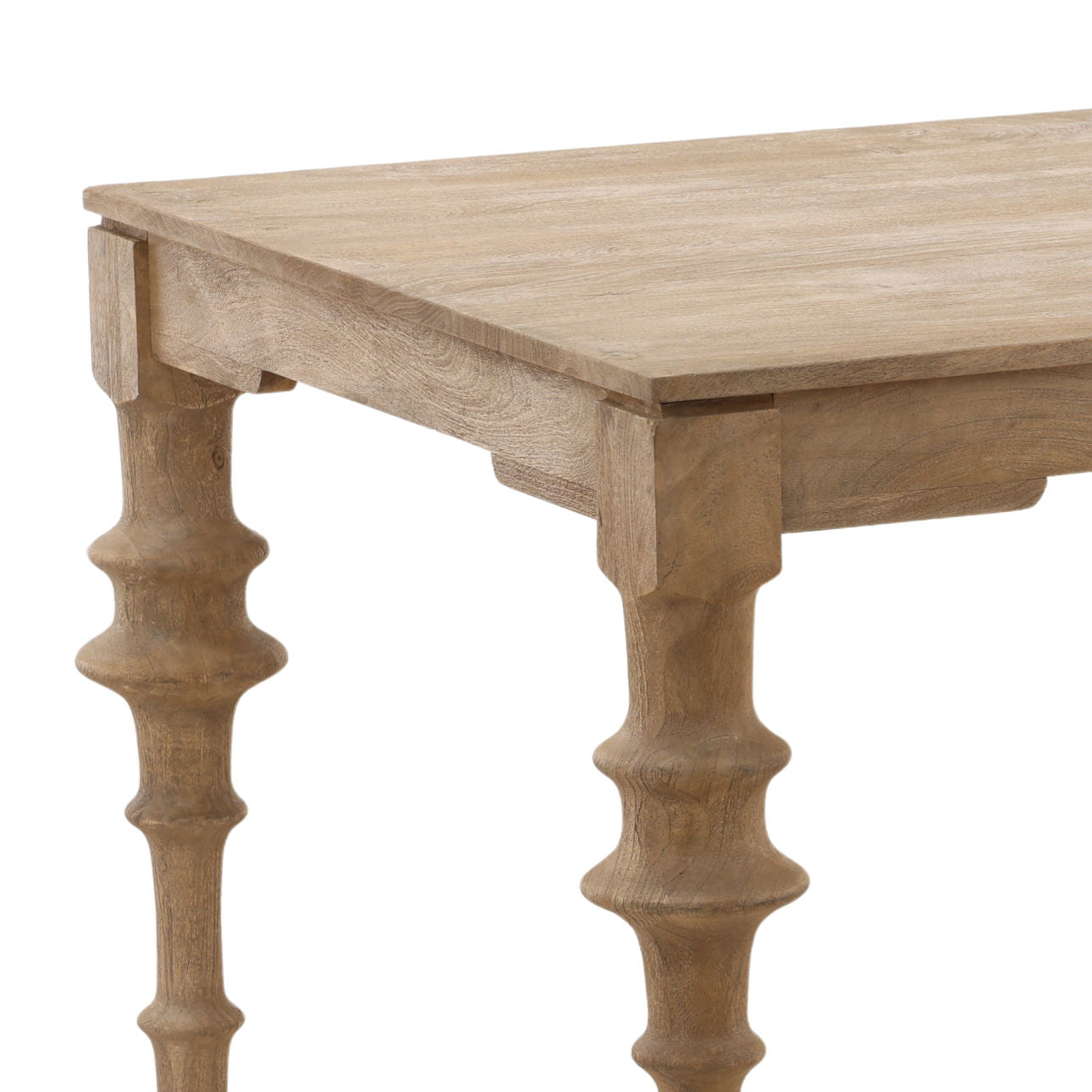 Natural Mango Wood Table 78 in Wide