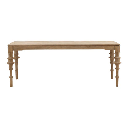 Natural Mango Wood Table 78 in Wide