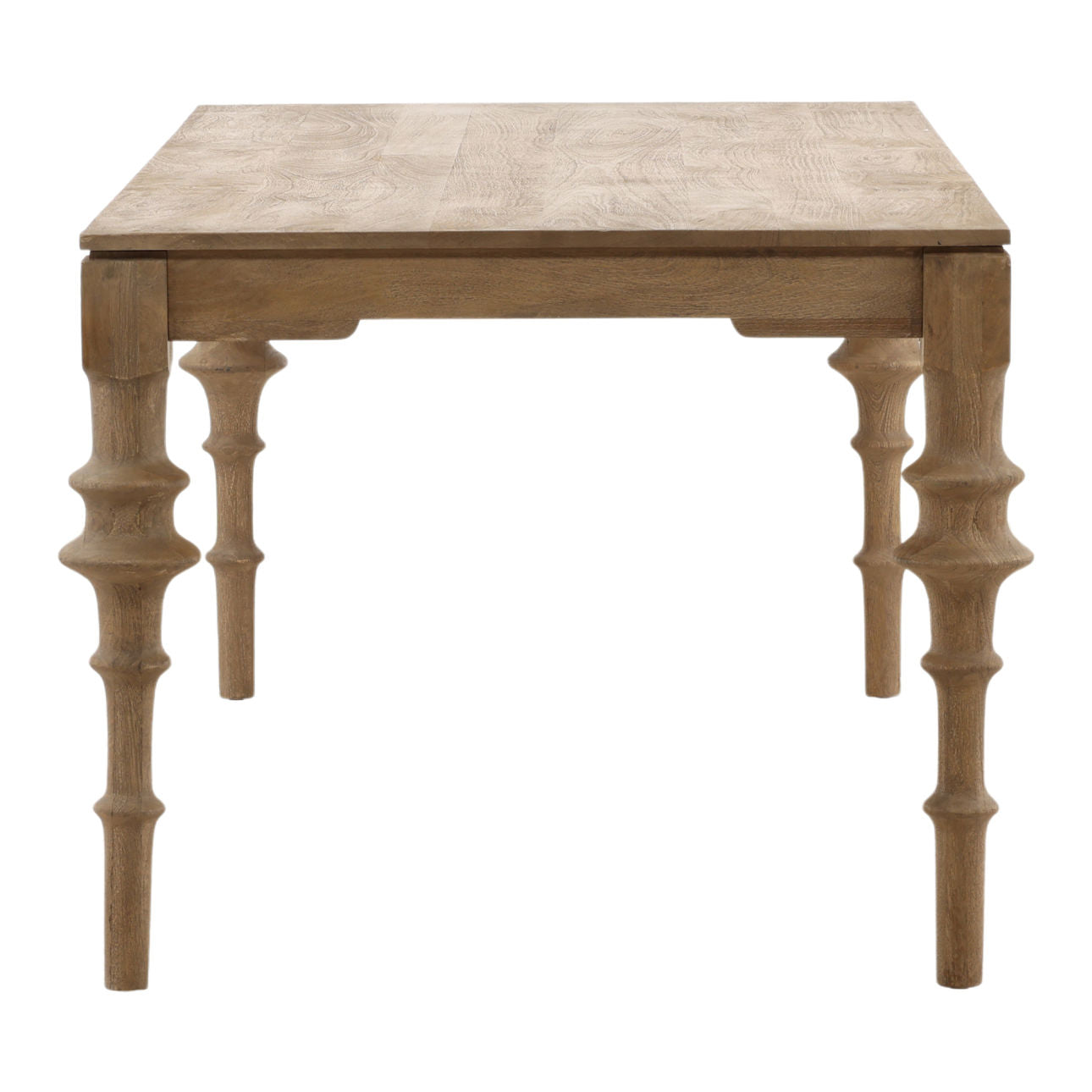 Natural Mango Wood Table 78 in Wide