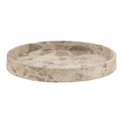 Beige Marble Bowl 20 in Wide