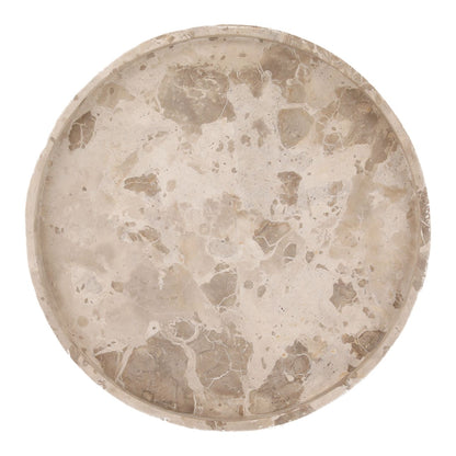 Beige Marble Bowl 20 in Wide