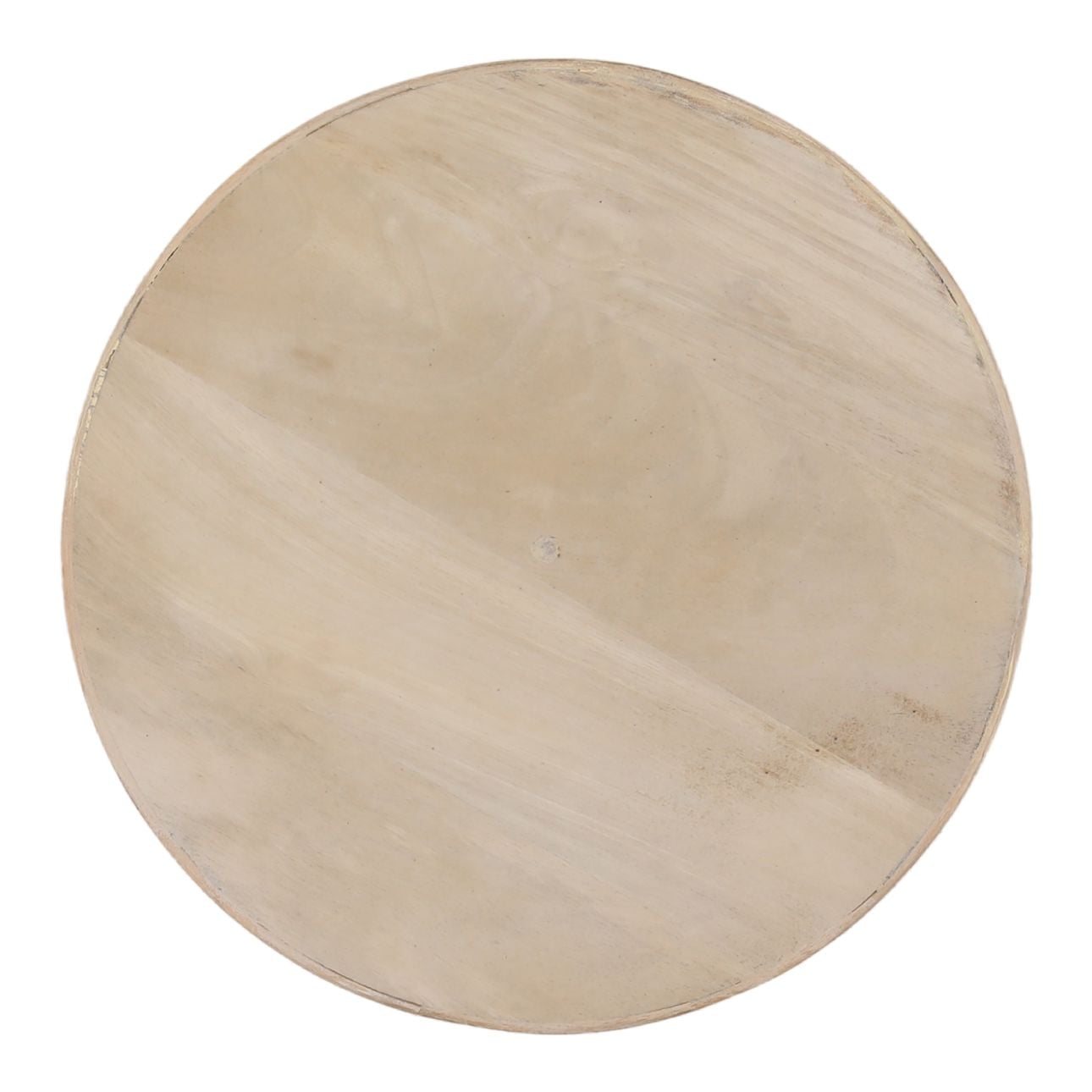 Light Natural Mango Wood and Cane Table 13 in Wide