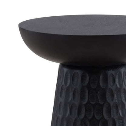 Black Mango Wood Table 14 in Wide