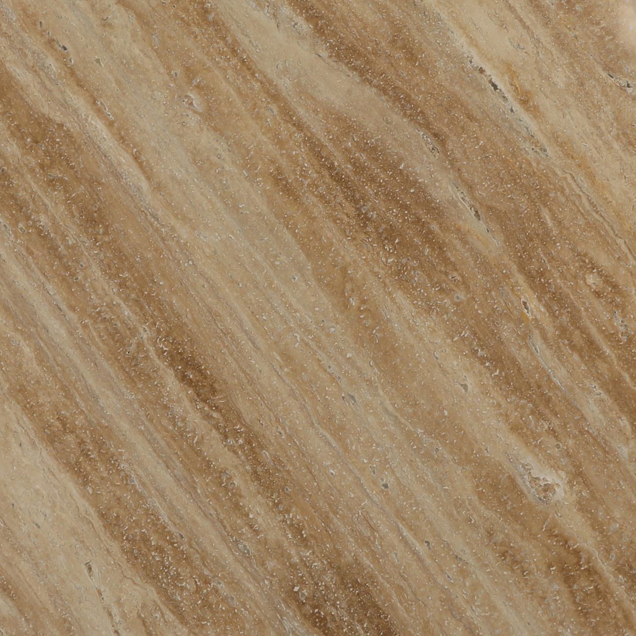 Natural Travertine, Cane and Iron Table 42 in Wide