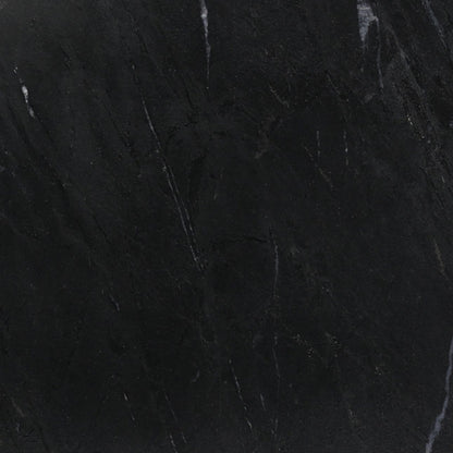 Black and Cream Marble Table 20 in Wide