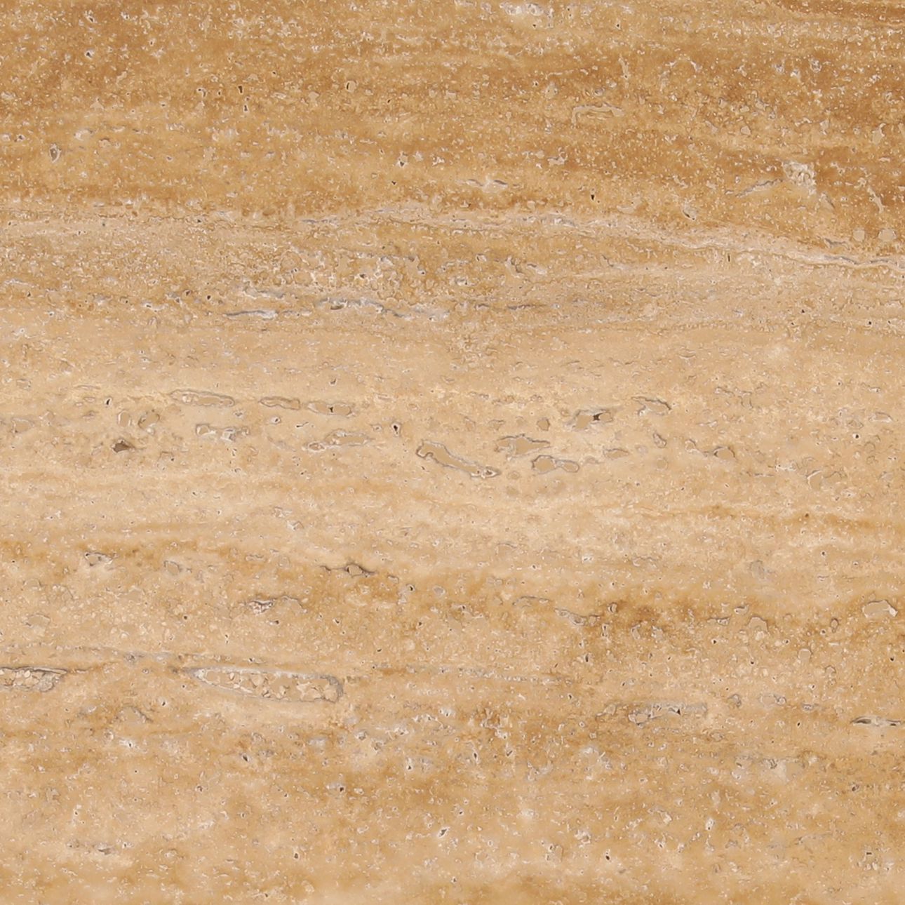 Natural and Black Travertine and Iron Table 18 in Wide