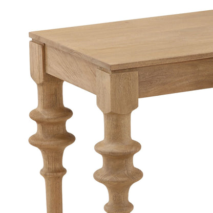 Natural Mango Wood Desk 54 in Wide