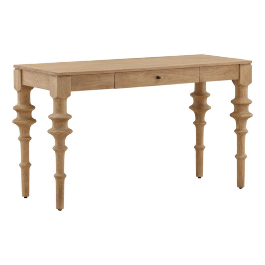 Natural Mango Wood Desk 54 in Wide