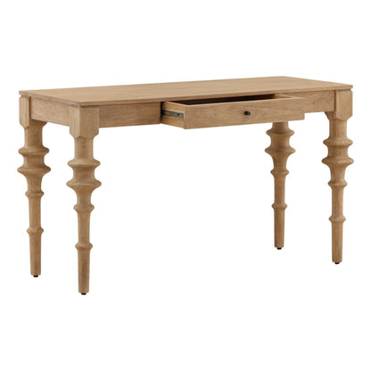 Natural Mango Wood Desk 54 in Wide