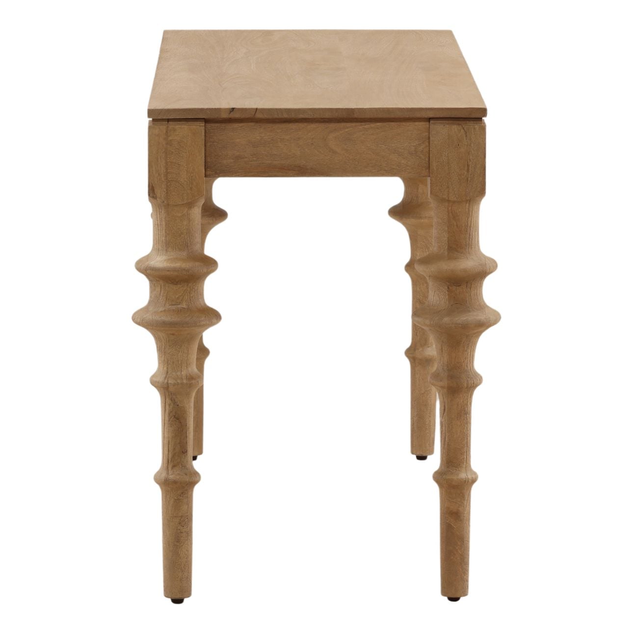 Natural Mango Wood Desk 54 in Wide