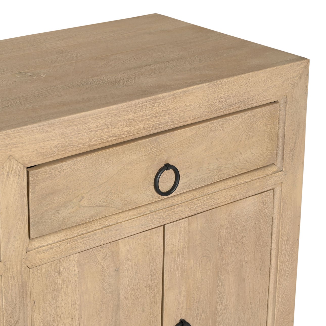 Natural Mango Wood Sideboard 55 in Wide