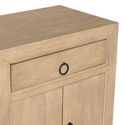 Natural Mango Wood Sideboard 55 in Wide
