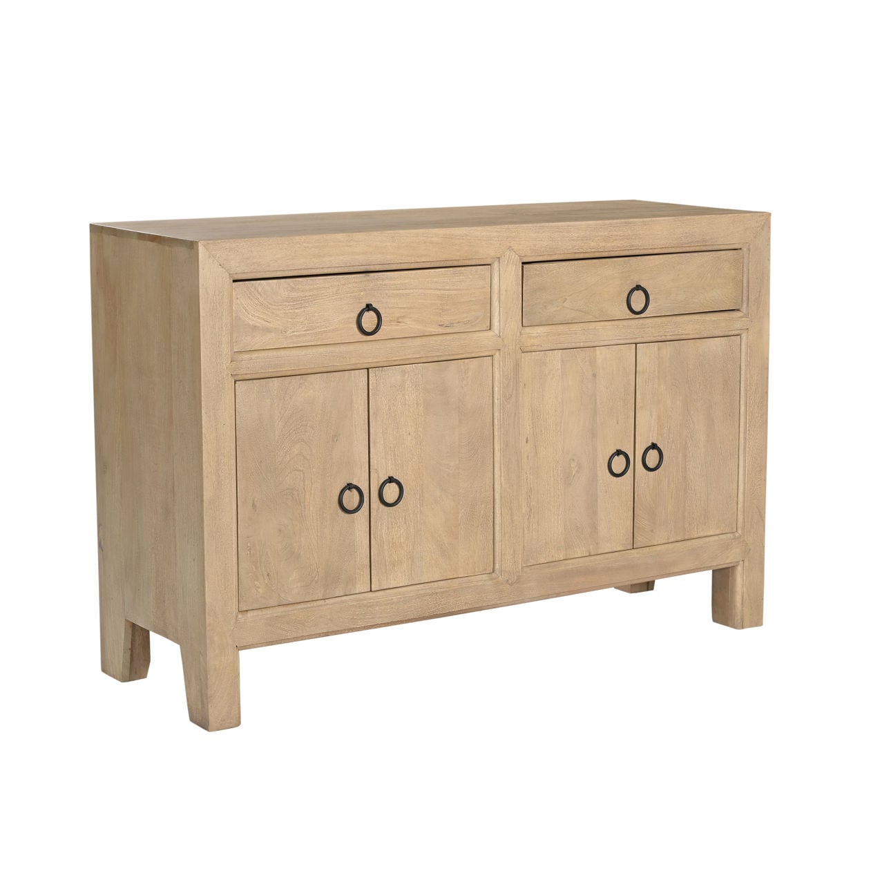 Natural Mango Wood Sideboard 55 in Wide