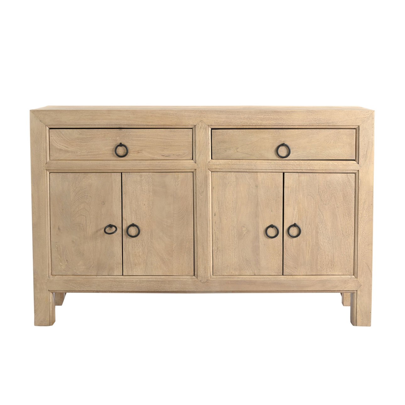 Natural Mango Wood Sideboard 55 in Wide