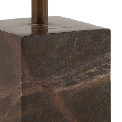 Modern Bidasar Marble and Iron Home Accent