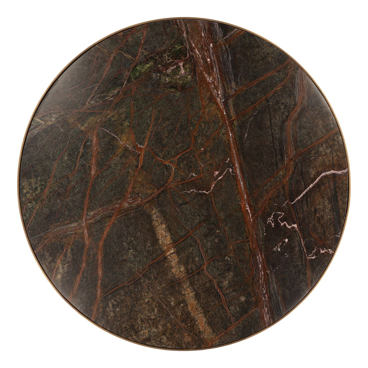 Modern Bidasar Marble and Iron Home Accent
