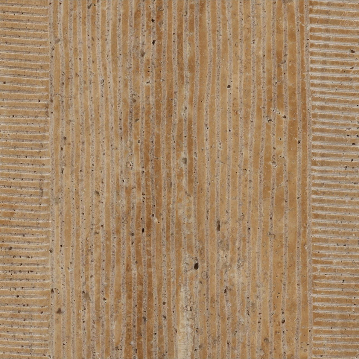 Artisan Travertine Marble and Iron Wall Decor