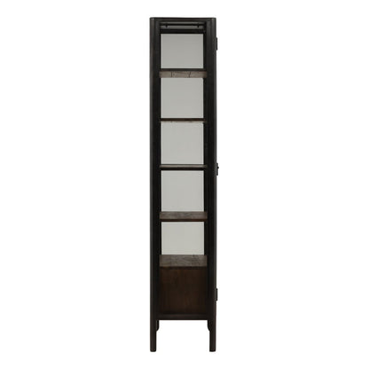 Heritage Iron, Glass and Mango Wood Cabinet