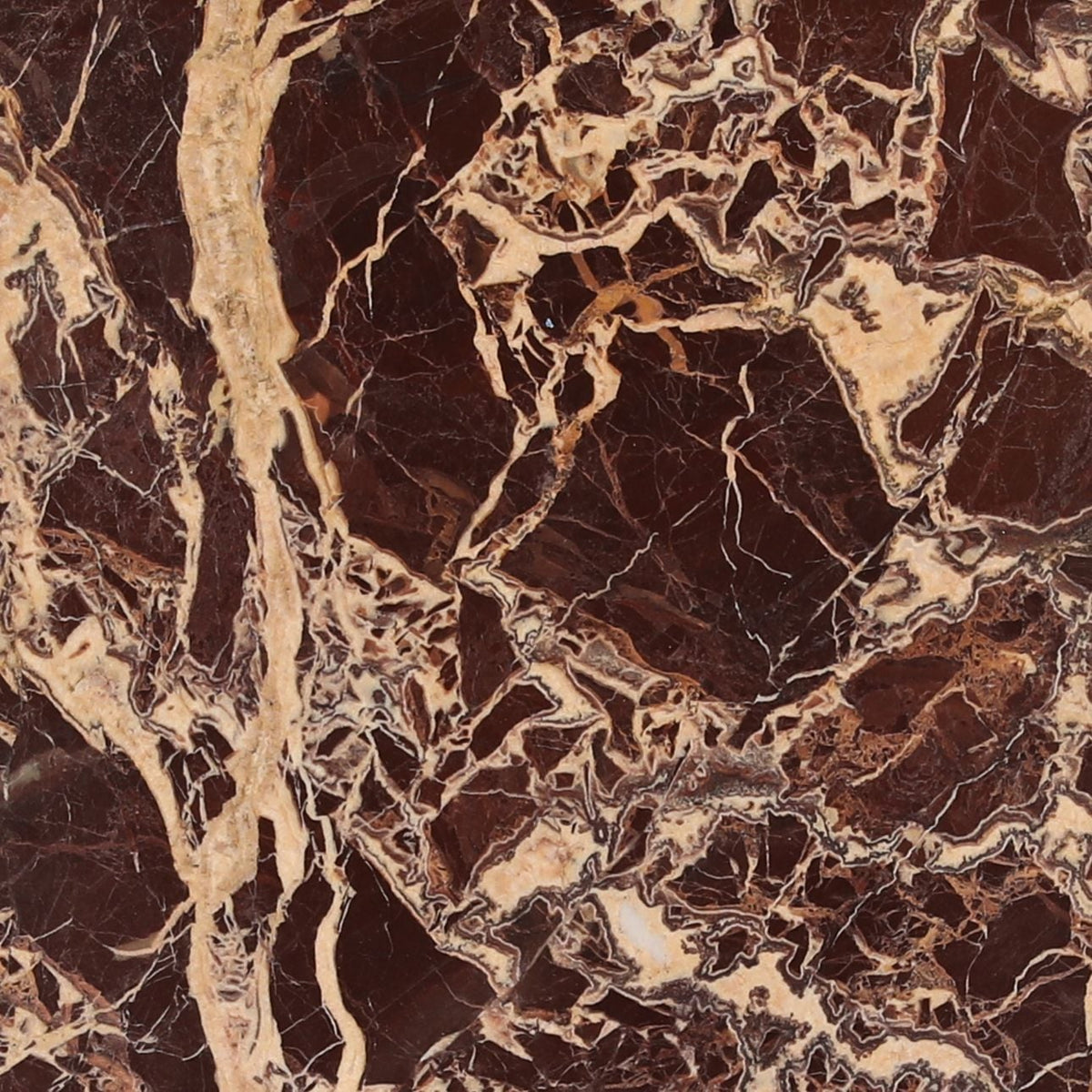 Crafted Cherry Marble and Iron Decor Accent