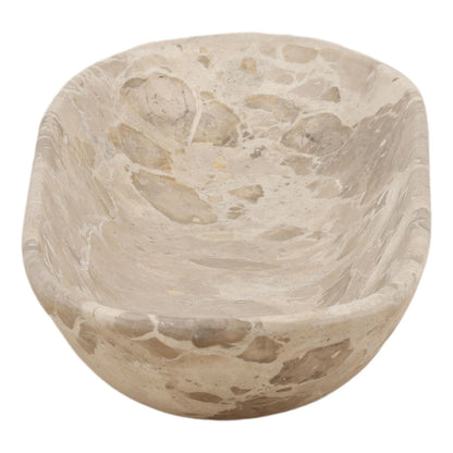 Beige Tendu Marble Bowl 25.5 in Wide