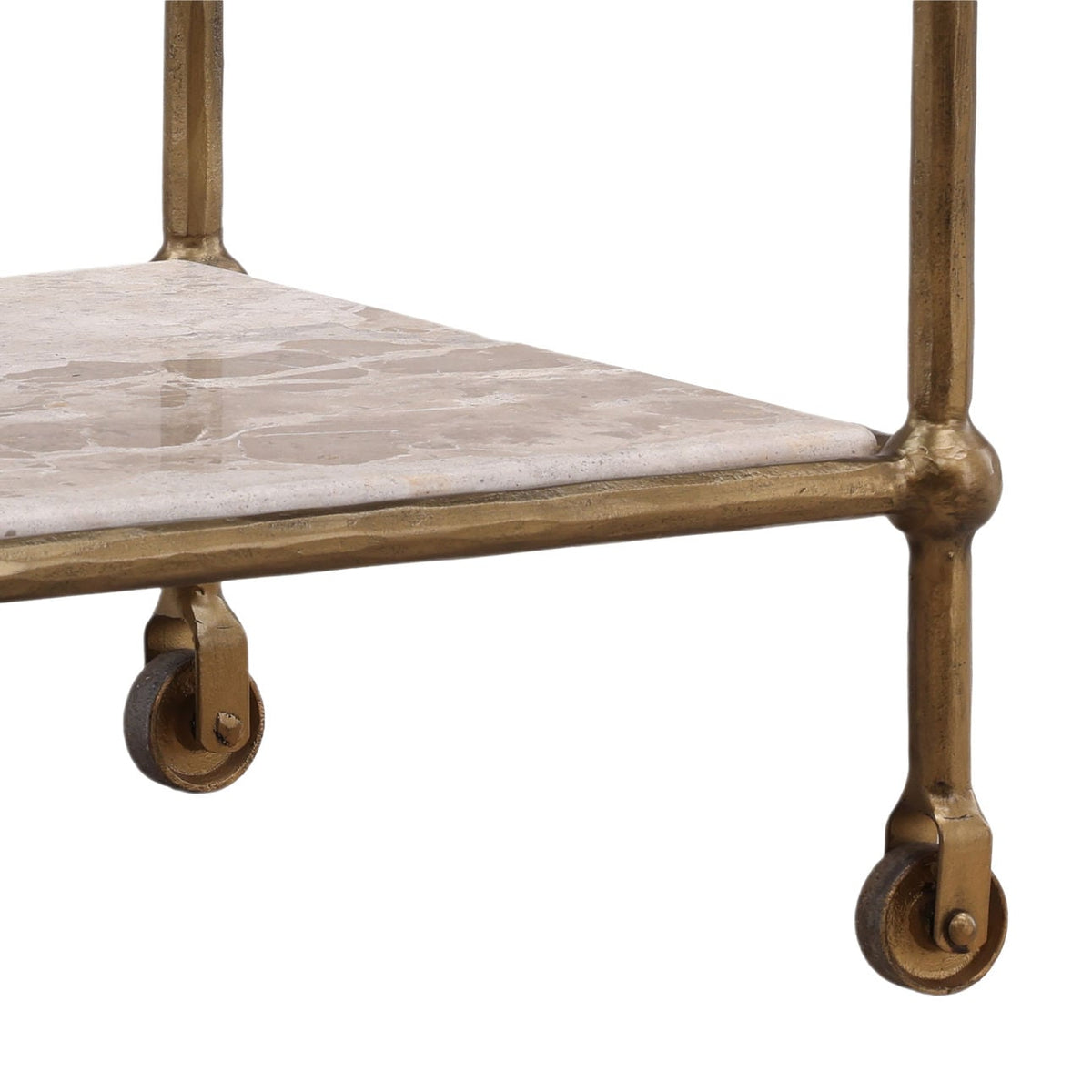 Curated Tendu Marble, Glass and Iron Home Accent