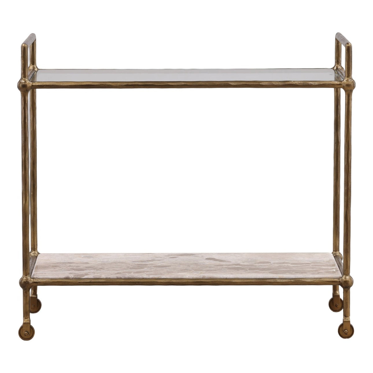 Curated Tendu Marble, Glass and Iron Home Accent
