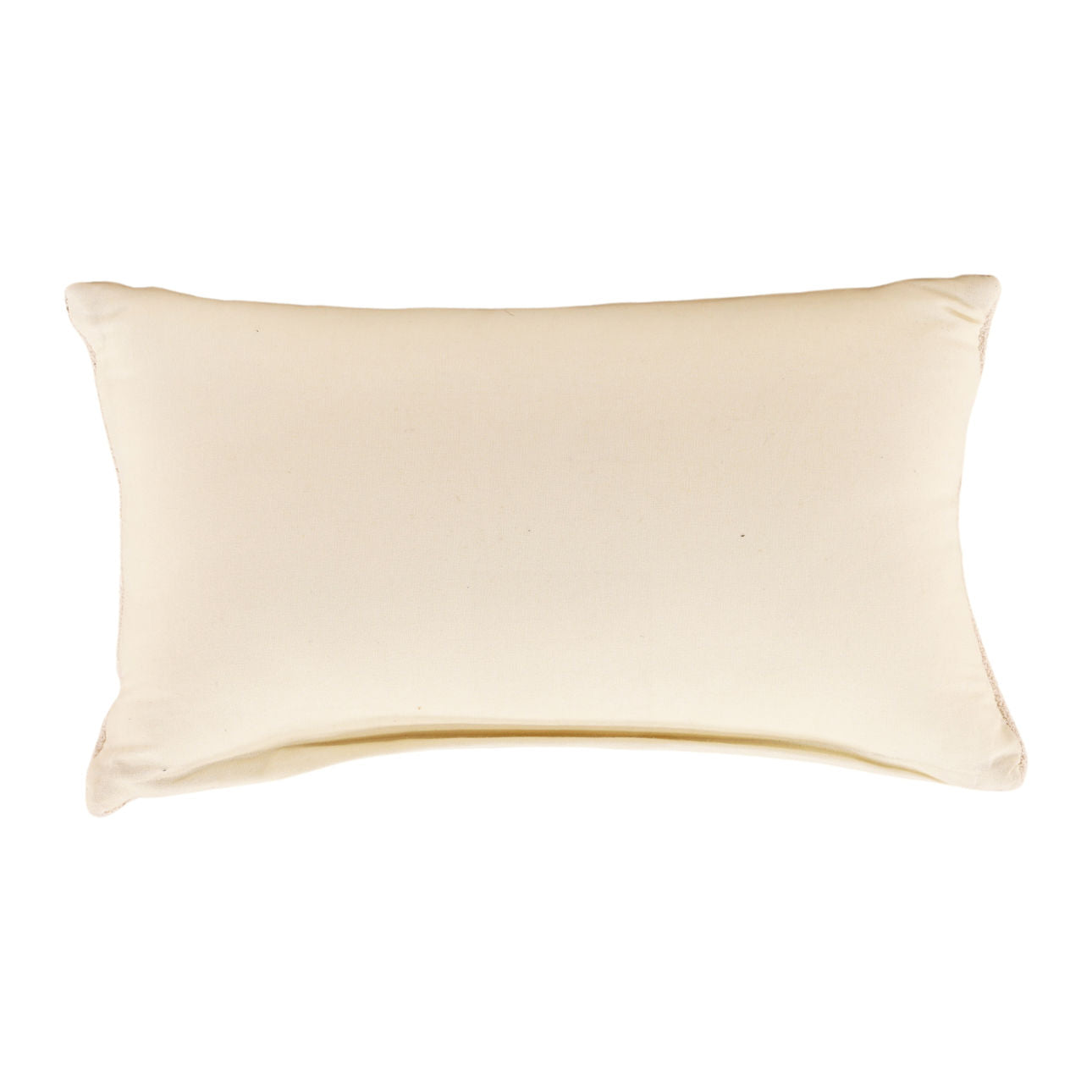 Black and Off White Handwoven Cotton with Filler Pillow 24 in Wide