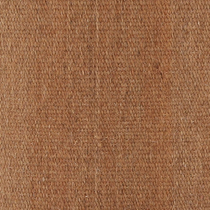 Taupe with Black Accents 100% Wool Cover with Down Alternative Insert Pillow 20 in Wide