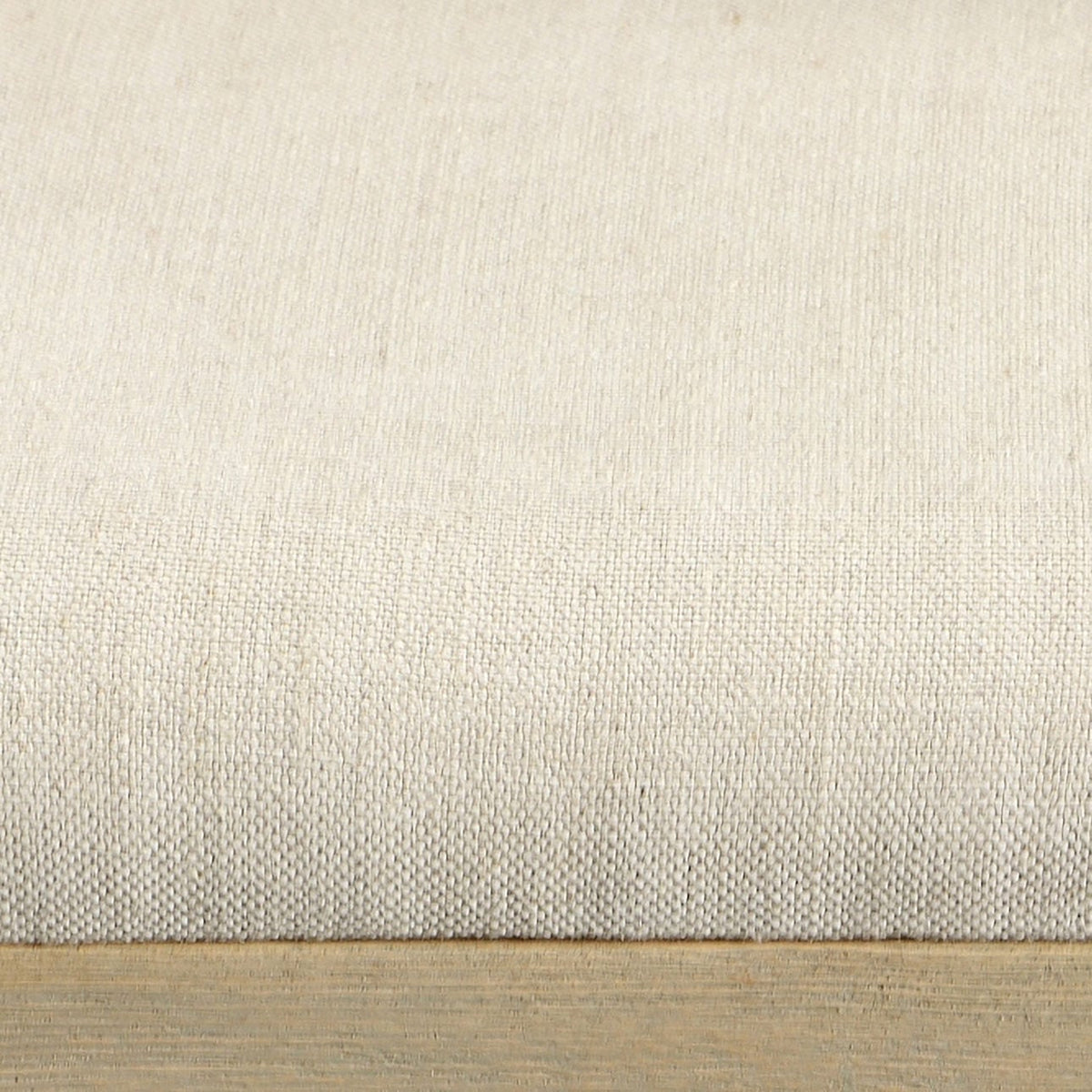 Refined Linen Upholstery and Ash Wood Dining Chair