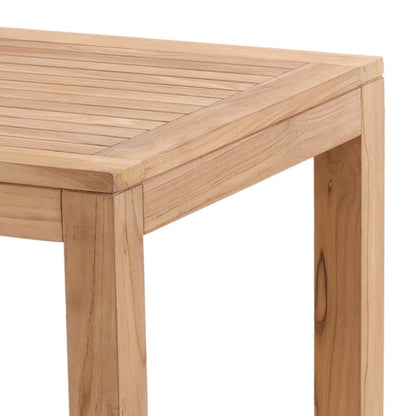 Natural Teak Wood Table 71 in Wide