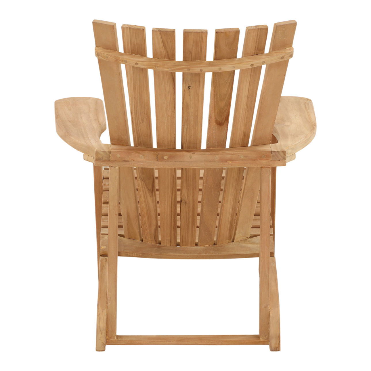 Natural Teak Wood Chair 32.5 in Wide
