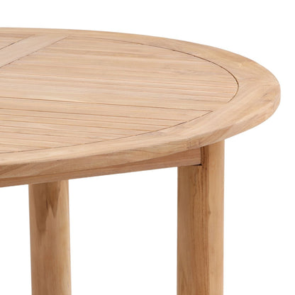 Natural Teak Wood Table 59 in Wide