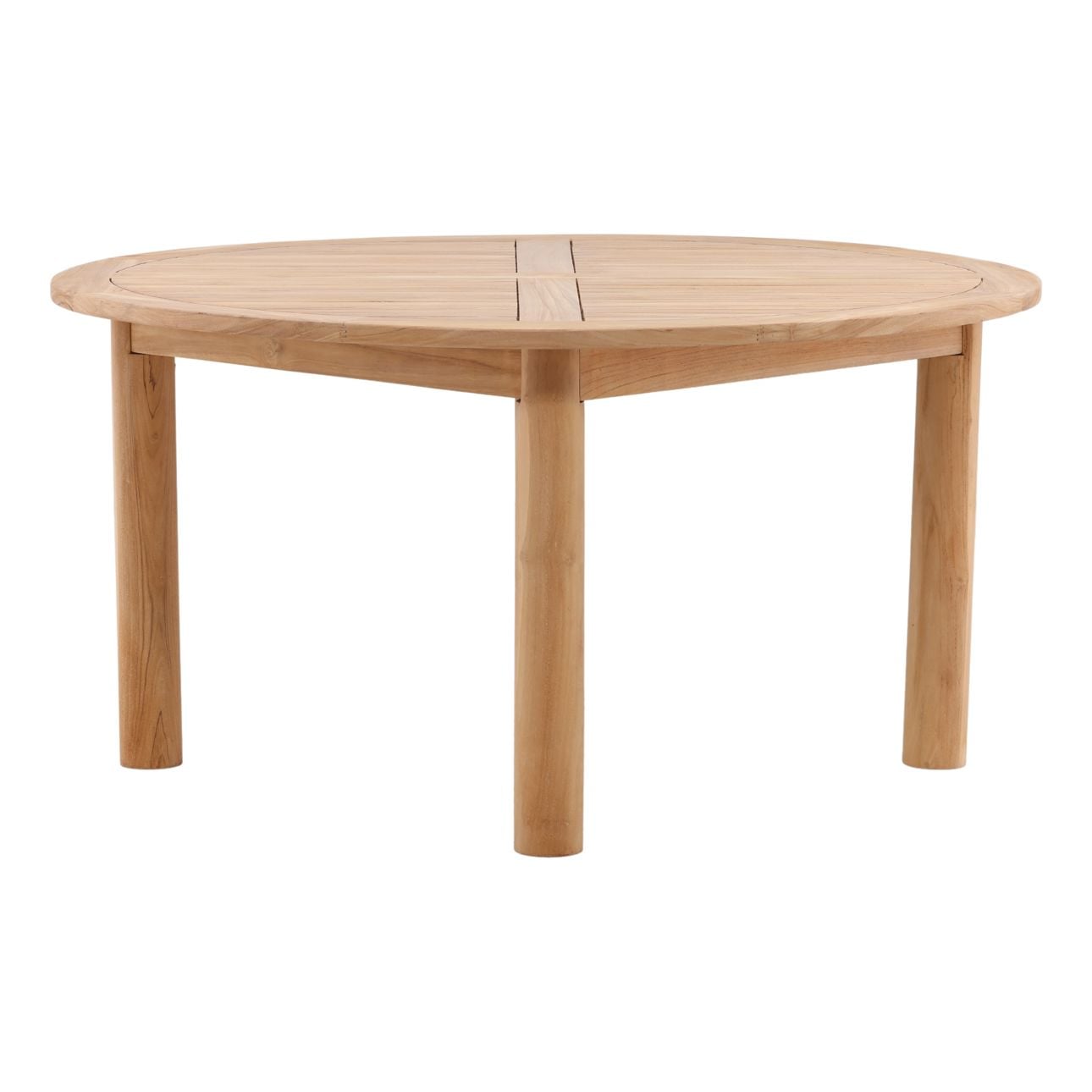 Natural Teak Wood Table 59 in Wide