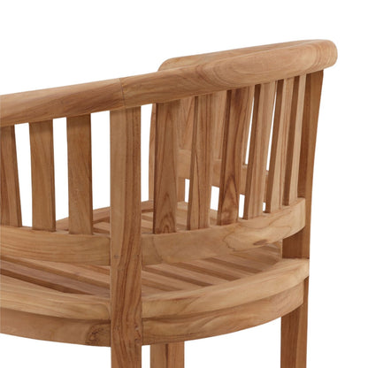 Natural Teak Wood Chair 31 in Wide
