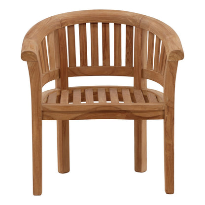 Natural Teak Wood Chair 31 in Wide