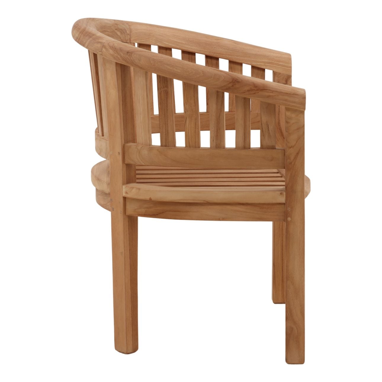 Natural Teak Wood Chair 31 in Wide