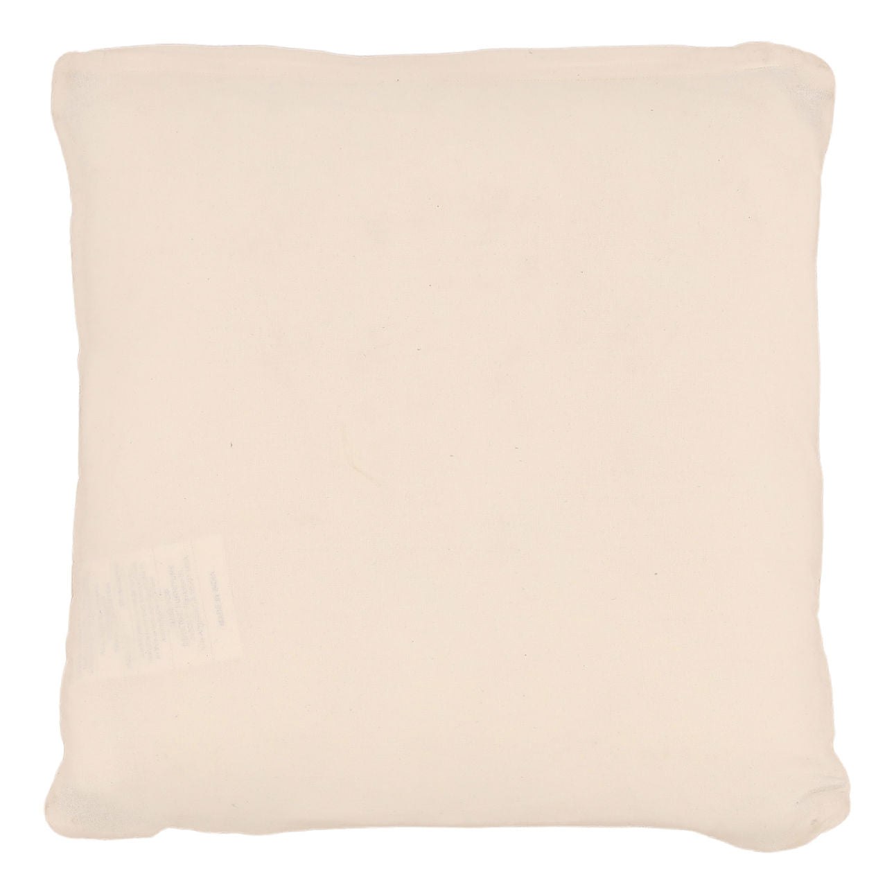 Cream Handwoven Jute and Wool Cover Pillow 20 in Wide