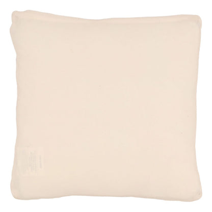 Sand Handwoven Jute and Wool Cover Pillow 20 in Wide