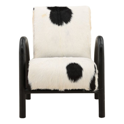 Heritage Goat Hide and Teak Wood Home Accent