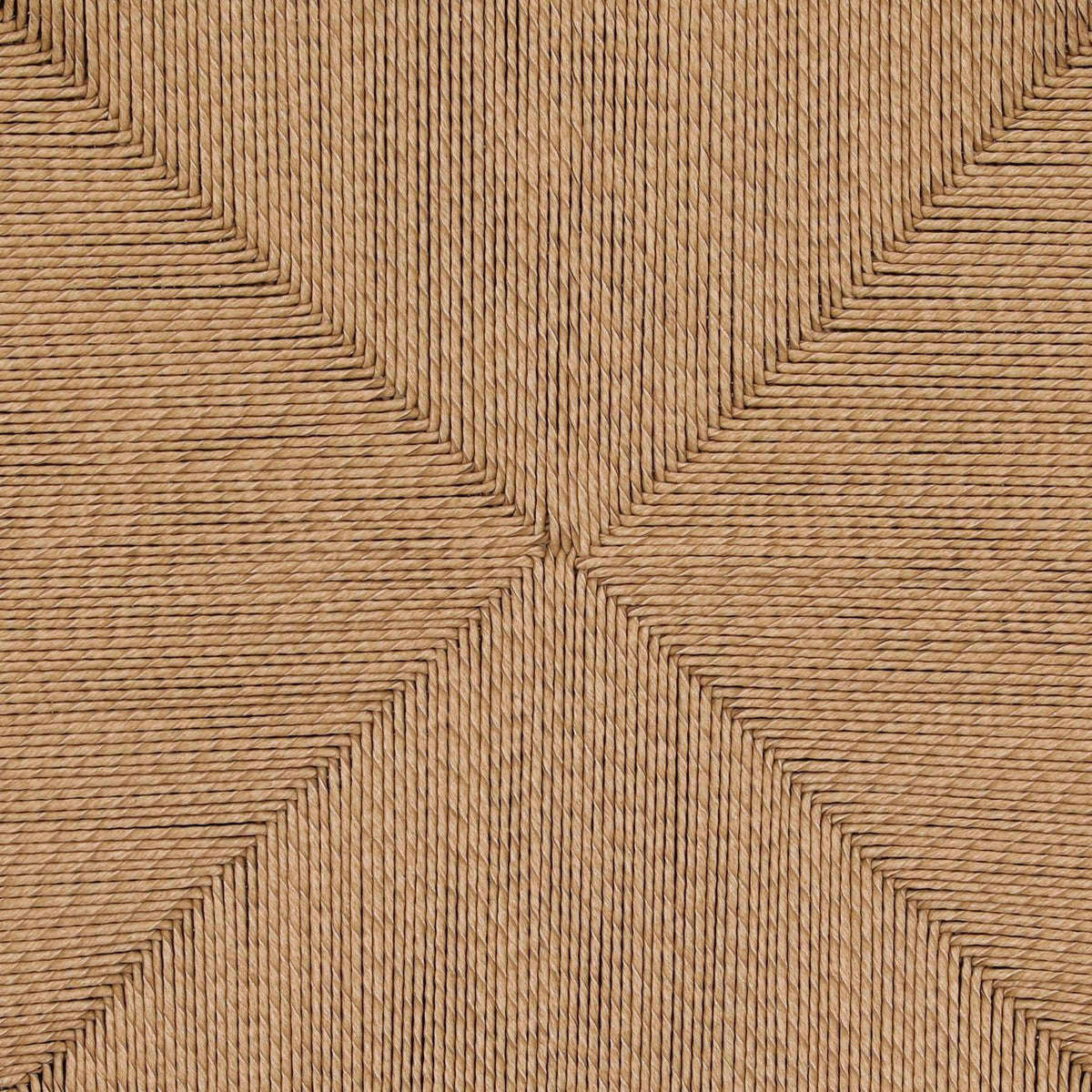 Crafted Teak Wood with Synthetic Rope Bench