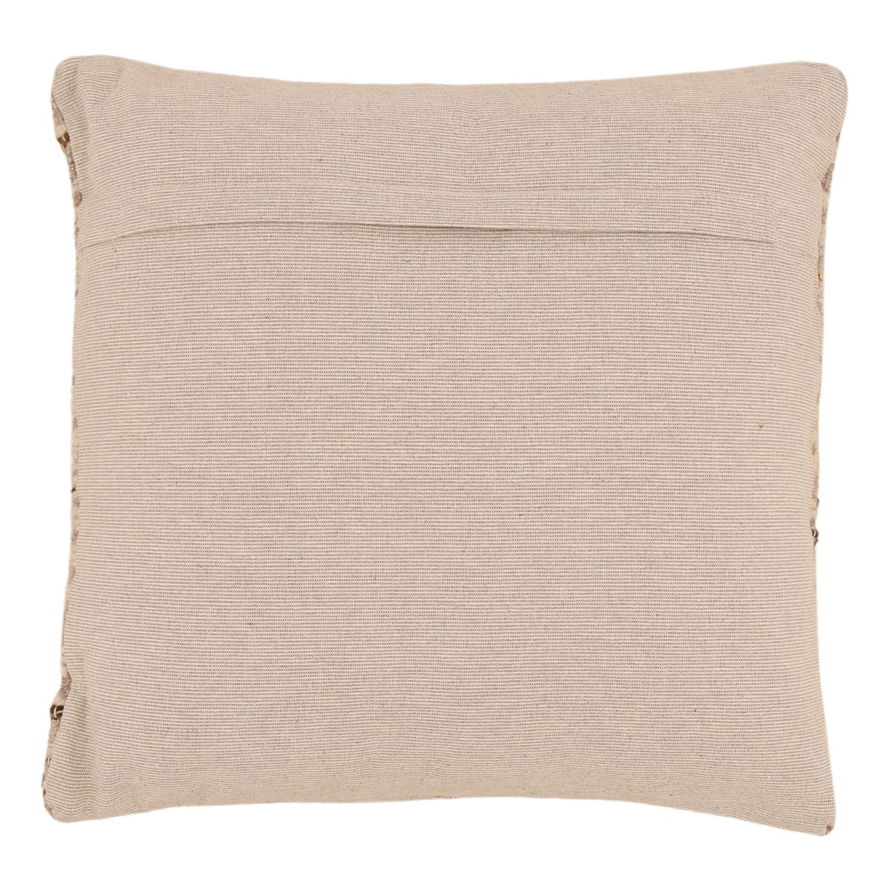 Beige Handwoven Punja Kilim Wool Cover Pillow 22 in Wide