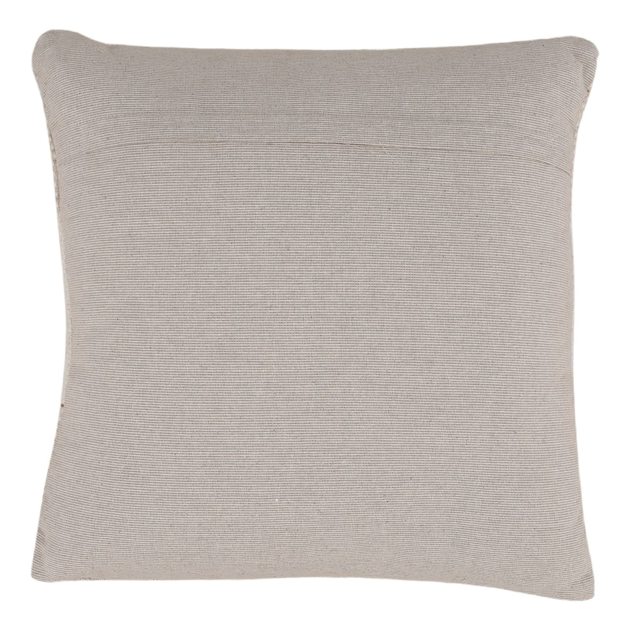 Beige Handwoven New Zealand Wool Cover Pillow 22 in Wide