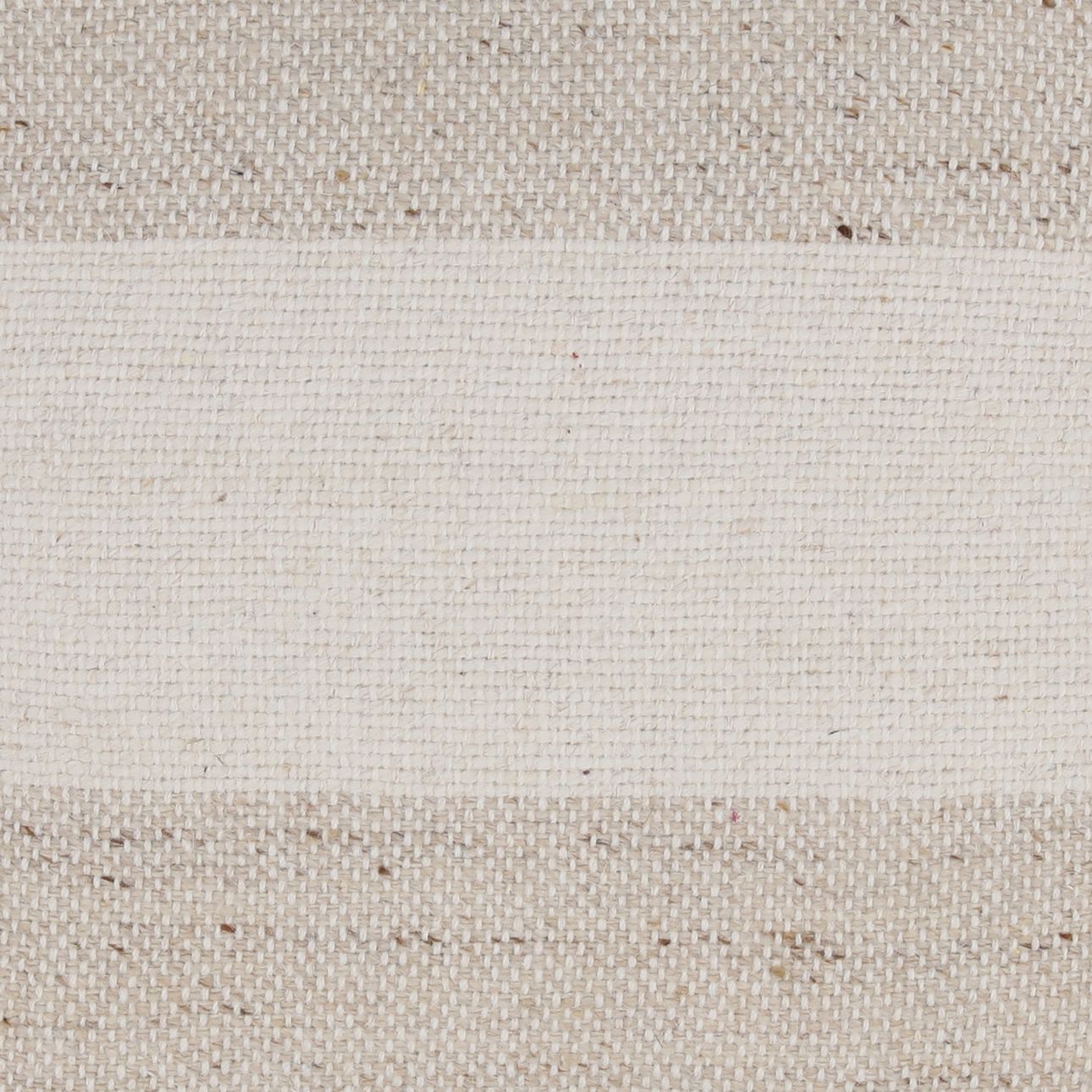Beige Handwoven New Zealand Wool Cover Pillow 22 in Wide