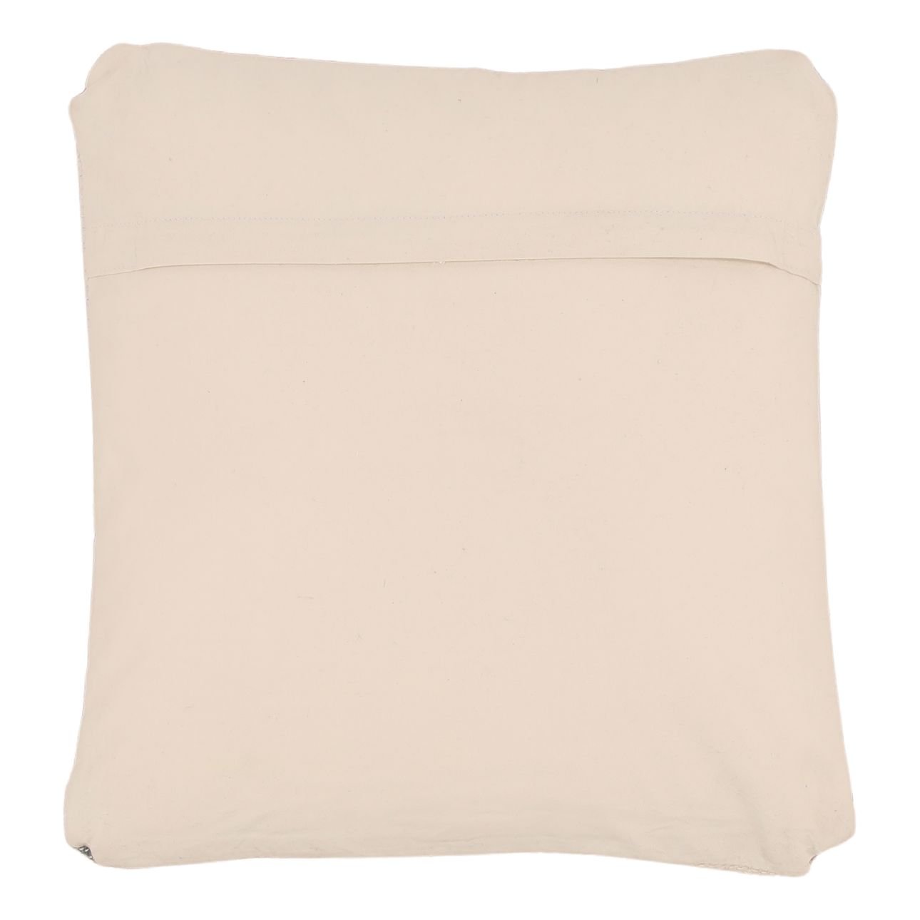 Grey Handwoven Punja Kilim PET Yarn Cover Pillow 20 in Wide