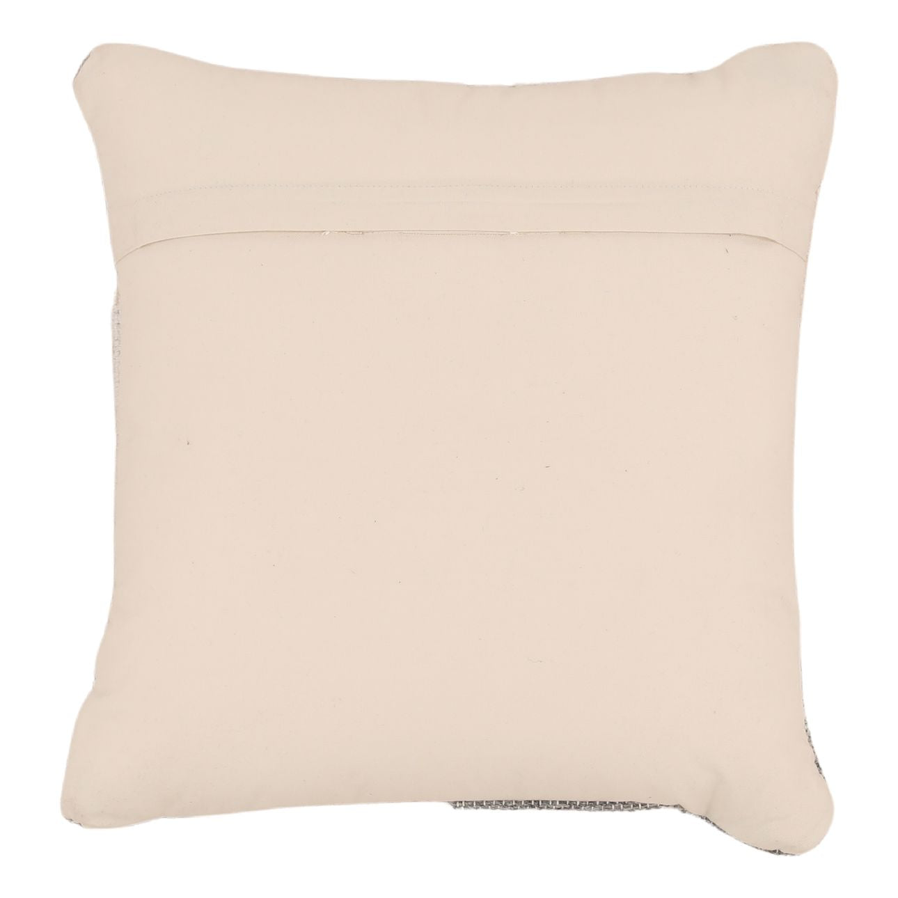 Grey Handwoven Punja Kilim PET Yarn Cover Pillow 20 in Wide